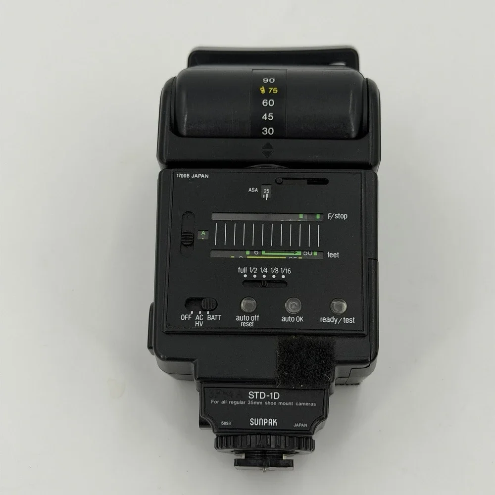 Sunpak Dedicated TTL Flash for Nikon 30 DX Filter Kit Auto Slave System Tested